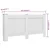 Pokrovi za radijator 2 kom bijeli 152 x 19 x 81,5 cm MDF