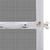 vidaXL Zaslon protiv insekata za vrata, 100 x 215 cm, bijeli