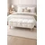 Hanah Home Sara tapacirana klupa s prostorom za odlaganje 90 × 45 × 35 cm, bela