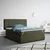 Boxspring Krevet Palace 180/200 cm , maslinasto zelena