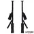 LateToBed BDSM Line Door Jam Sling Black