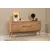 HANAH HOME Vina 02 1048 Atlantic Pine Dark Blue (Produživi trpezarijski sto, stolice i konzola (5 komada))
