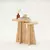 Hanah Home Mushroom Sto za dnevnu sobu (2 dela), Braon