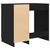 Radni stol crni hrast 86x49x76 cm konstruirano drvo