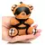 Master Series Rope Teddy Bear Keychain