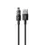 Polnilni in podatkovni USB-A v Lightning kabel Baseus Data Cable Display 2 - 2.4A - 2m - cosmic black