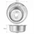 Mks Sudopera 24710, 50 cm, Inox, Siva