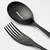TILLAGD Set za serviranje, dvodelni, crna, 24 cm