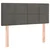 Vidaxl Box spring postelja z vzmetnico temno siva 90x200 cm žamet