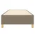 vidaXL Box spring posteljni okvir taupe 90x190 cm blago
