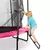 KLARFIT trampolin Rocketboy 250, 250 cm, rozi