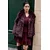 Trendyol Curve Ženska haljina Tbbaw26Ah00003, Bordo