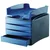 Kutija s 4 fioke Green2Desk Fellowes 0019201 crna-plava