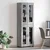 Highboard FLORIN Siva Sonoma 60 x 35 x 182 cm Konstruirano drvo