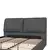 Bessagi Home Oblazinjena Postelja Perla, Temno Siva, 180x200
