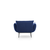 ATELIER DEL SOFA Fotelja Jax Solo Navy Blue GR125