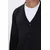 TUDORS Muški kardigan Hirka, Slim Fit, Crni