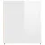 TV ormarić 2 kom sjajni bijeli 80x31,5x36 cm konstruirano drvo