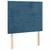 Vidaxl Box spring postelja z vzmetnico temno modra 100x200 cm žamet