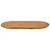 Gornji dio stola 80 x 40 x 3,5 cm Ovalni Čvrsto teak drvo
