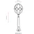 Lessentiel Maison Spoljna lampa BSU-68155-BSY-OP, 110 cm, Podna, IP65, ABS, E27, 60W, Crna