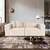 Atelier del Sofa Dvosed Lora 108x65x220cm Breskva