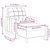 Fotelja s tabureom plava 60 cm baršunasta