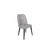 Hanah Home Set 4 trpezarijske stolice Alfa Sivo-Crni