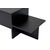 Hanah Home Klub sto Harmony, 80x40x40cm, Crni