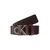 Calvin Klein Jeans Pas  temno rjava / srebrna