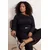Trendyol Curve Ženska bluza Tbbss26Af00125, Crna