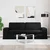 Sofa Crna 222 x 80 x 82 cm tkanina