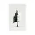 Plakat minimalistično igličasto drevo - 40x60 silver