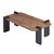 HANAH HOME Sto za dnevnu sobu Renard Atlantic Pine Anthracite