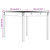 Vrtni stol 121x82,5x76 cm od masivne borovine