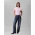 Calvin Klein Jeans Majica roza/bela