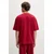 Adidas Muška majica M Fi Sl T KD7647, Okrugli izrez, Bordo