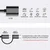 JINGHUA Adapter OTG Type-C, Micro USB na USB Z 3.0, Sivi