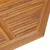 Sklopivi vrtni blagovaonski stol 110 x 110 x 75 cm od tikovine