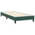Vidaxl Box spring postelja z vzmetnico temno zelena 80x220 cm žamet