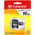 TRANSCEND memorijska kartica SD MICRO 16GB HC CLASS 4 + SD AD TS16GUSDHC4