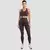 GymBeam Aura Sports Bra Tee Brown