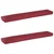 Set jastučića za palete 2 pcs Vinska crvena 200 x 40 x 8 cm
