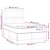 Krevet box spring s madracem LED crni 120 x 200 cm baršun