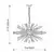 Endon 81936 - Zlatni luster na lancu 6xE14/40W/230V