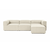 ATELIER DEL SOFA Ugaona garnitura Fora Ecru