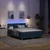 LED Box Spring Krevet s jastukom Plava 140 x 200 cm tkanina
