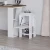 Hanah Home Noćni ormarić Ema, 30x55x30 cm, Beli