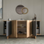 HANAH HOME Komoda Diana Anthracite Walnut