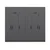 Hanah home Ormar Kale 270x235x52cm Antracit